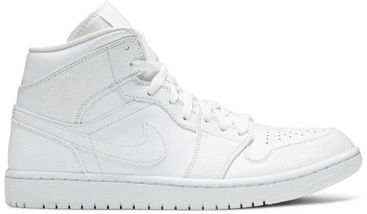 Air Jordan 1 Mid Triple White