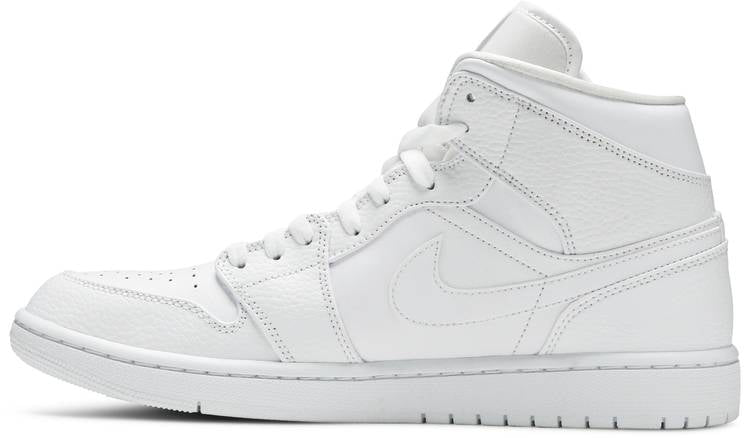 Air Jordan 1 Mid Triple White